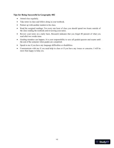 Lecture Notes For The Cultural Landscape: An Introduction to Human Geography, 11th Edition - Page 8 preview image