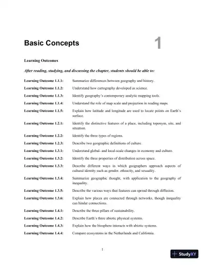 Lecture Notes For The Cultural Landscape: An Introduction to Human Geography, 11th Edition - Page 9 preview image