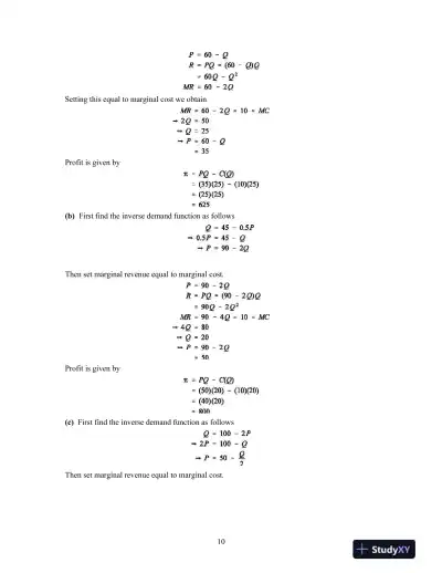 Solution Manual For Industrial Organization: Contemporary Theory and Empirical Applications, 5th Edition - Page 11 preview image