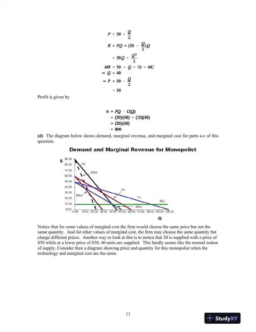 Solution Manual For Industrial Organization: Contemporary Theory and Empirical Applications, 5th Edition, page 12