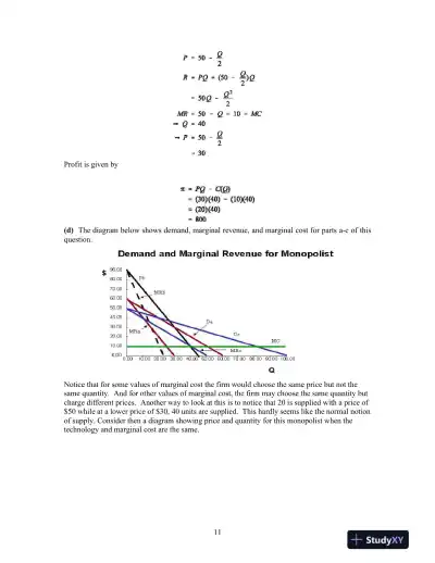 Solution Manual For Industrial Organization: Contemporary Theory and Empirical Applications, 5th Edition - Page 12 preview image