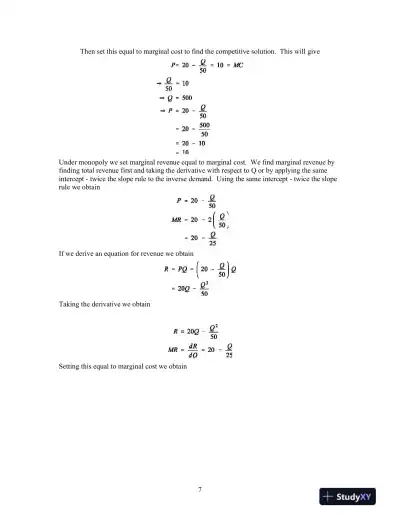 Solution Manual For Industrial Organization: Contemporary Theory and Empirical Applications, 5th Edition - Page 8 preview image