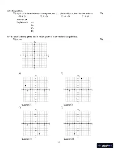 Test Bank For Precalculus, 11th Edition - Page 13 preview image