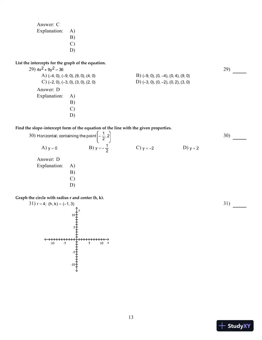 Test Bank For Precalculus, 11th Edition, page 14