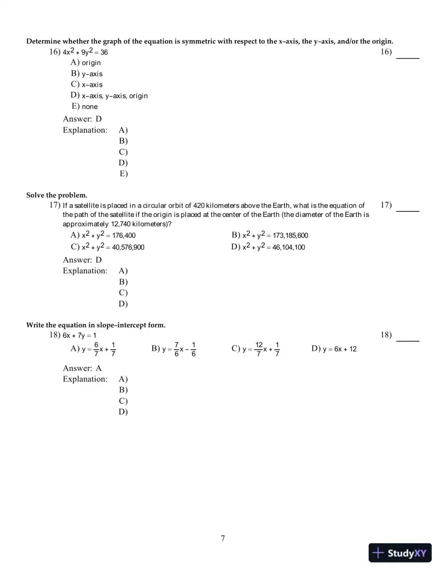 Test Bank For Precalculus, 11th Edition, page 8