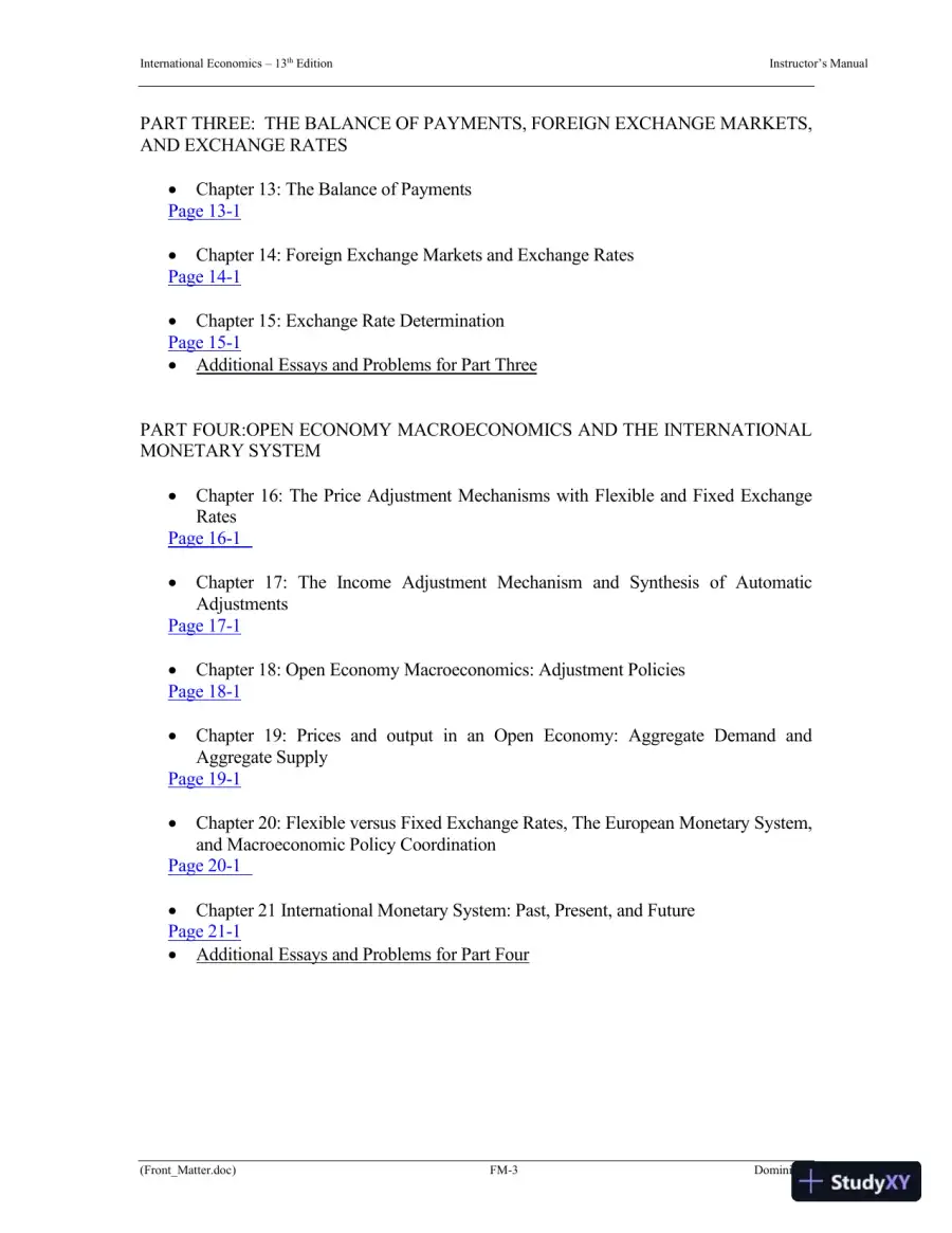 Solution Manual for International Economics, 13th Edition, page 4