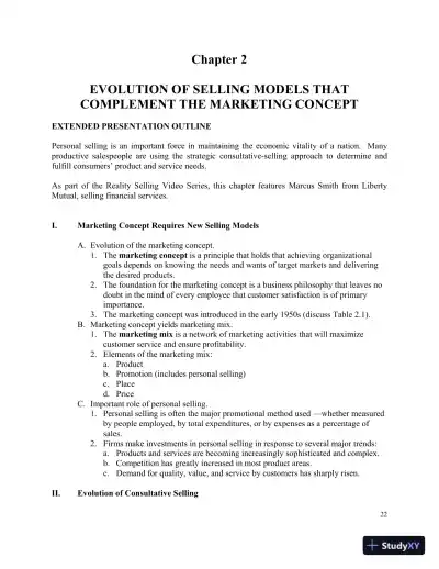 Selling Today: Creating Customer Value, Seventh Canadian Edition Solution Manual - Page 11 preview image