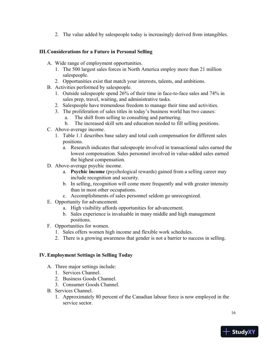 Selling Today: Creating Customer Value, Seventh Canadian Edition Solution Manual, page 5