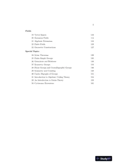Solution Manual for Contemporary Abstract Algebra, 9th Edition - Page 4 preview image