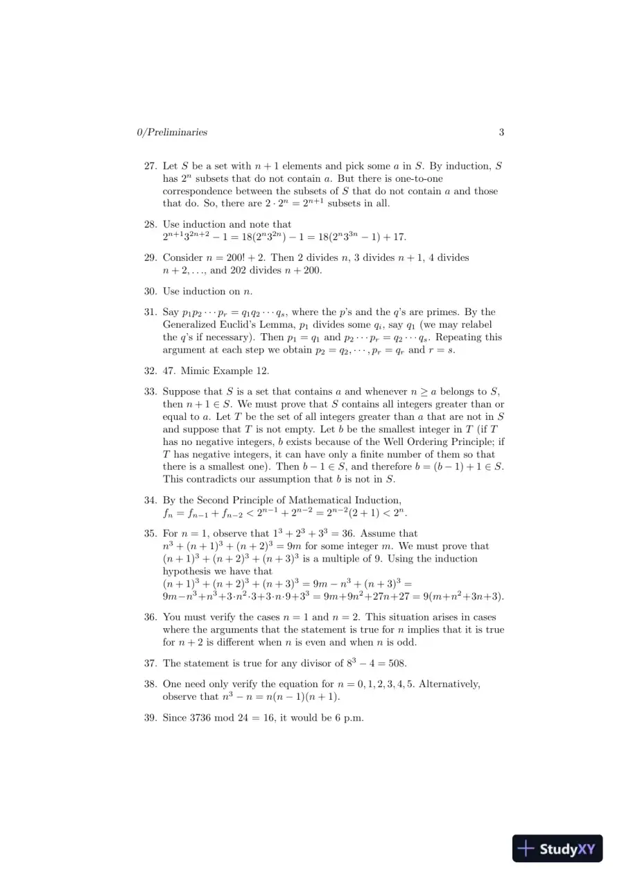 Solution Manual for Contemporary Abstract Algebra, 9th Edition, page 7