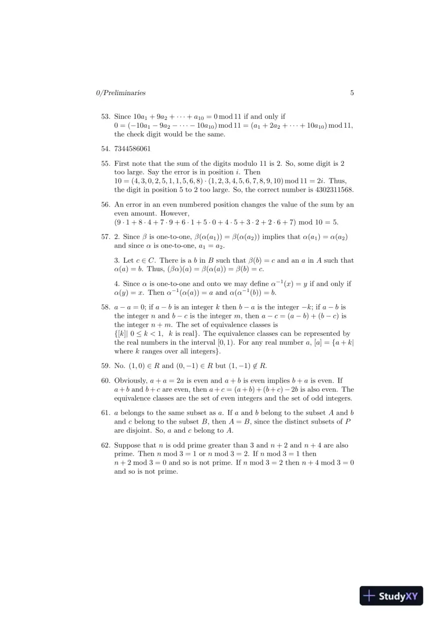 Solution Manual for Contemporary Abstract Algebra, 9th Edition, page 9