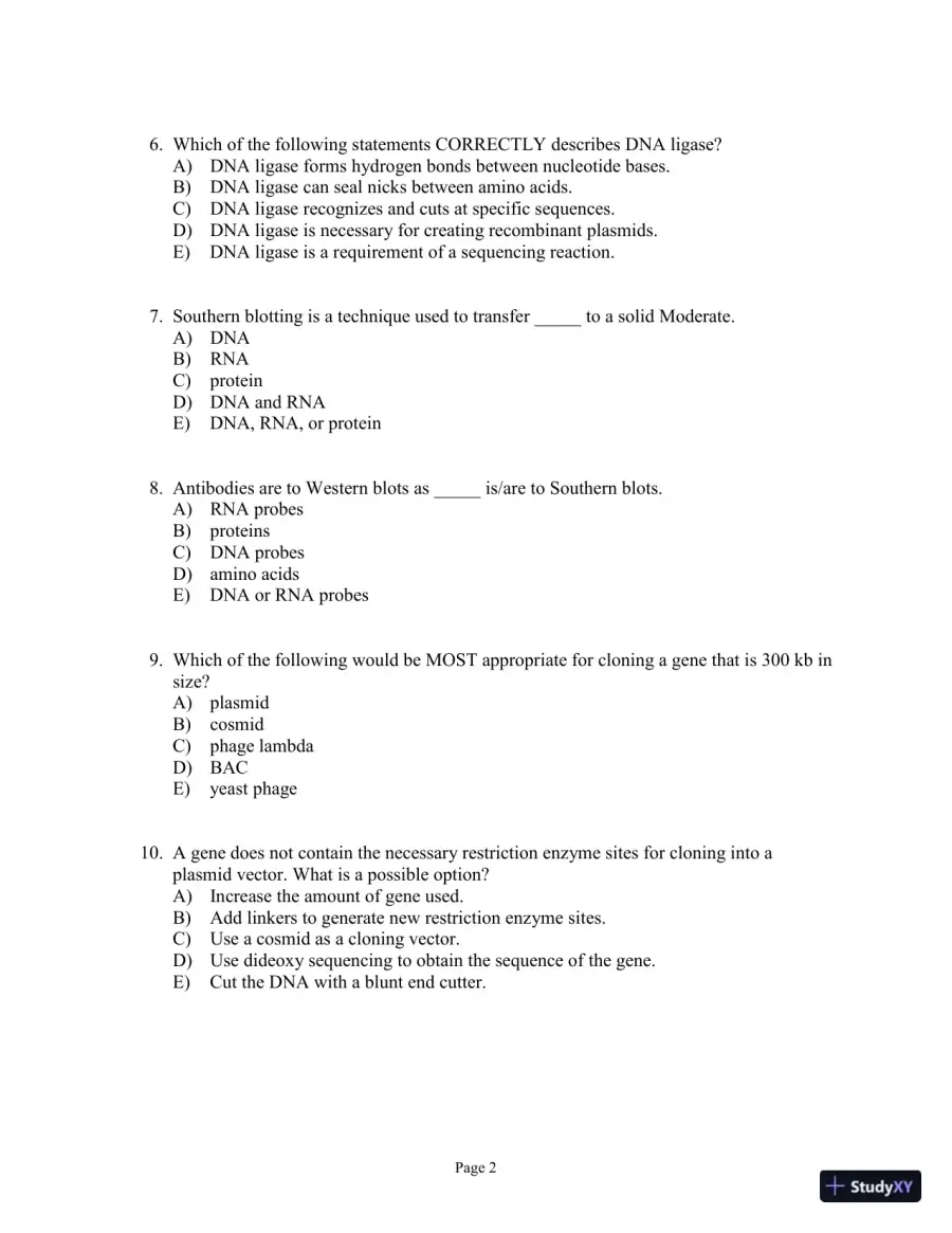 Test Bank For Genetics: A Conceptual Approach, 6th Edition, page 22
