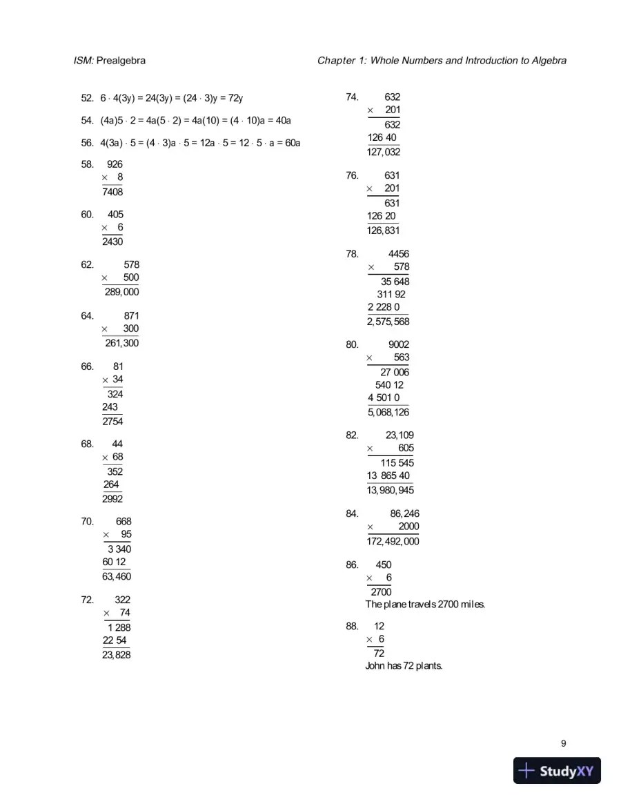 Solution Manual for Prealgebra, 6th Edition, page 12
