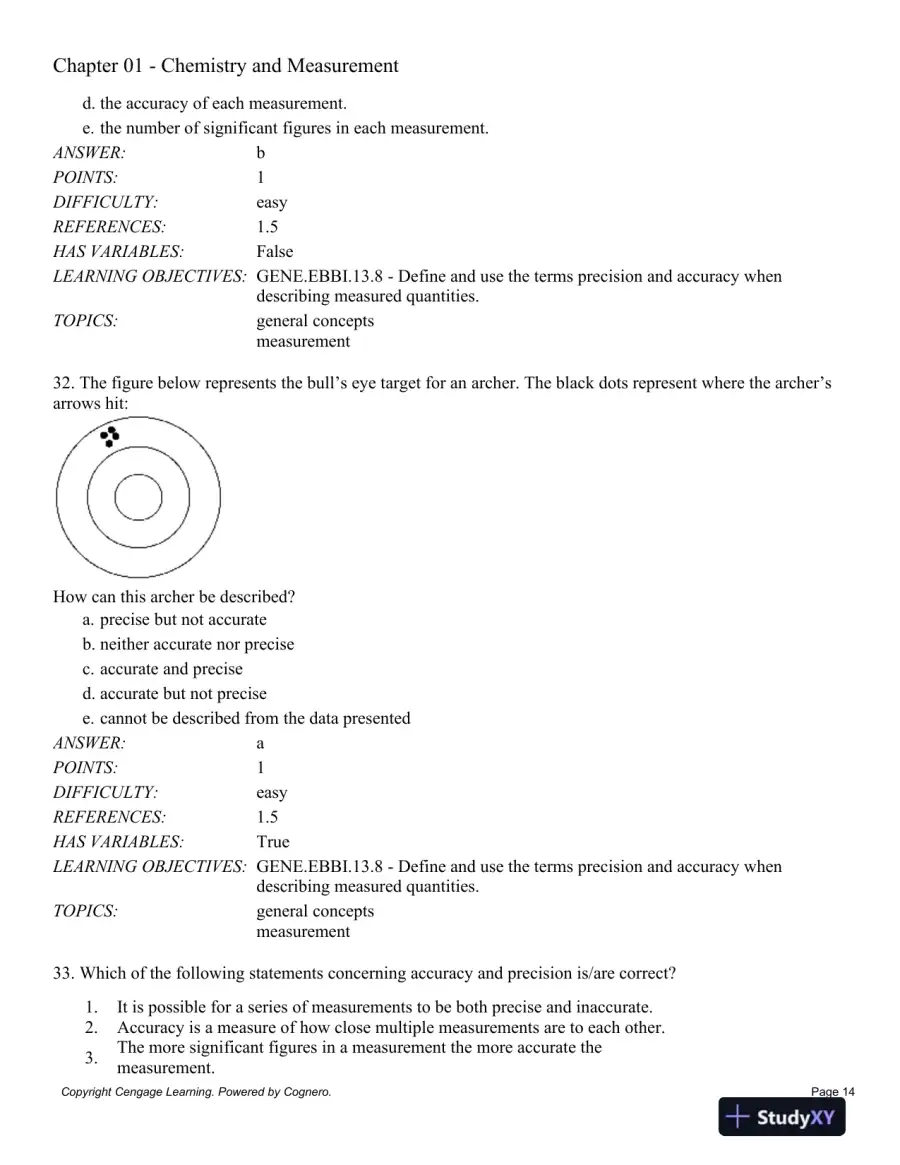 General Chemistry, 11th Edition Test Bank, page 15