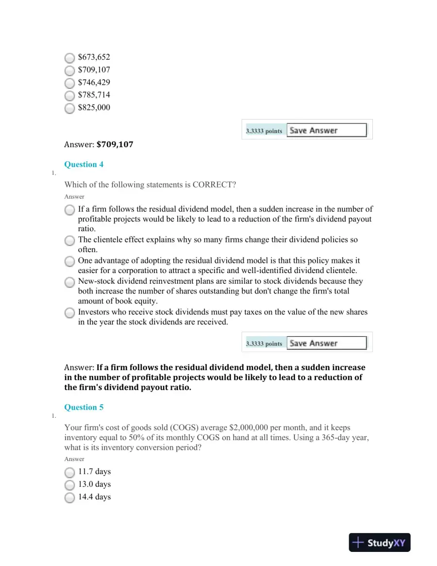 Corporate Finance and Financial Management: Problem Set, page 3