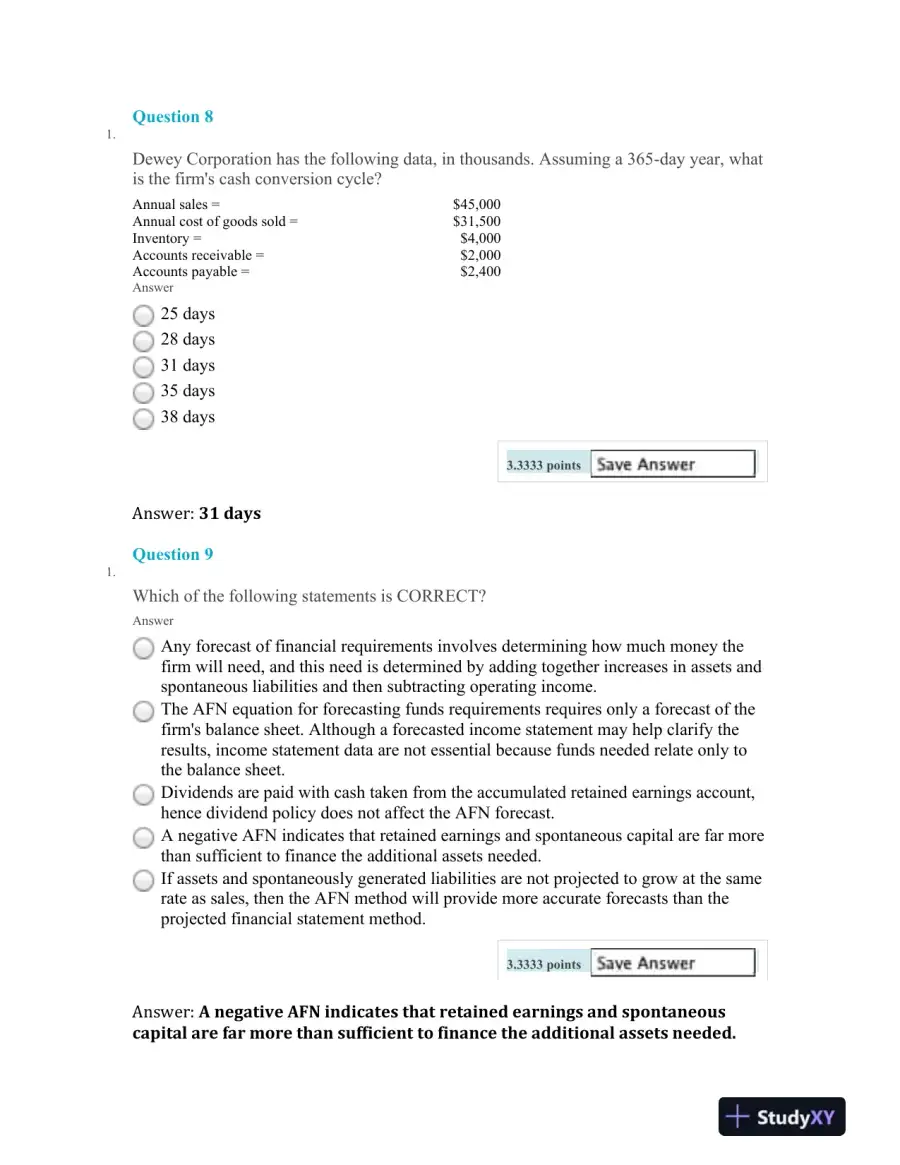 Corporate Finance and Financial Management: Problem Set, page 5