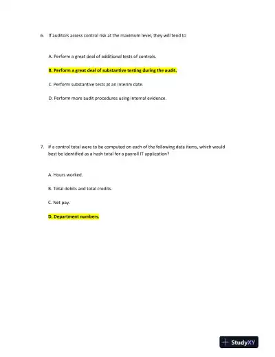Understanding Internal Control and Audit Processes - Page 4 preview image