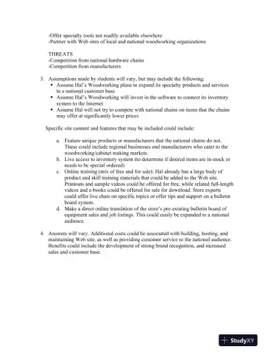 Electronic Commerce, 12th Edition Solution Manual - Page 10 preview image