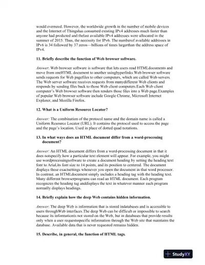 Electronic Commerce, 12th Edition Solution Manual - Page 13 preview image