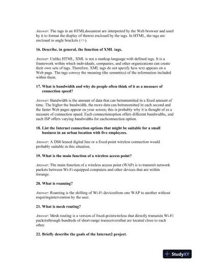 Electronic Commerce, 12th Edition Solution Manual - Page 14 preview image