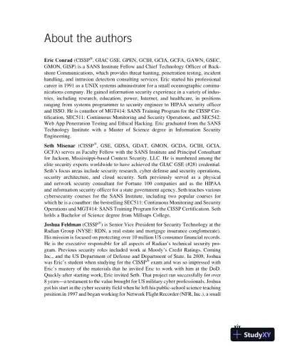 CISSP® Study Guide (2023) - Page 21 preview image