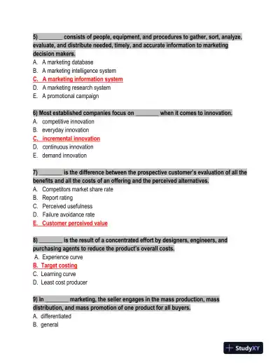 Innovation and Marketing Intelligence: Key Concepts and Strategies - Page 3 preview image