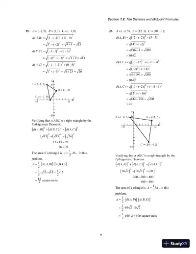 Solution Manual for Precalculus Enhanced with Graphing Utilities, MyLab Math, 8th Edition - Page 15 preview image