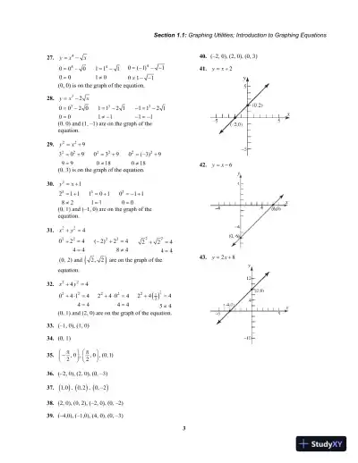 Solution Manual for Precalculus Enhanced with Graphing Utilities, MyLab Math, 8th Edition - Page 9 preview image