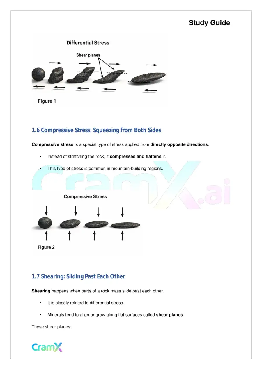 Geology - Metamorphic Rock Types, page 3