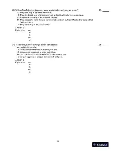 Economics, Fourteenth Canadian Edition Test Bank - Page 12 preview image