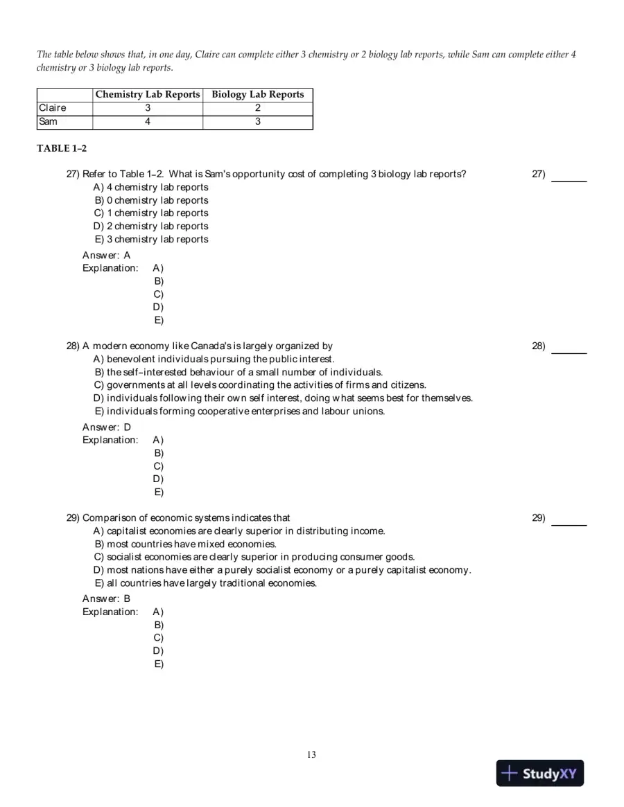 Economics, Fourteenth Canadian Edition Test Bank, page 14