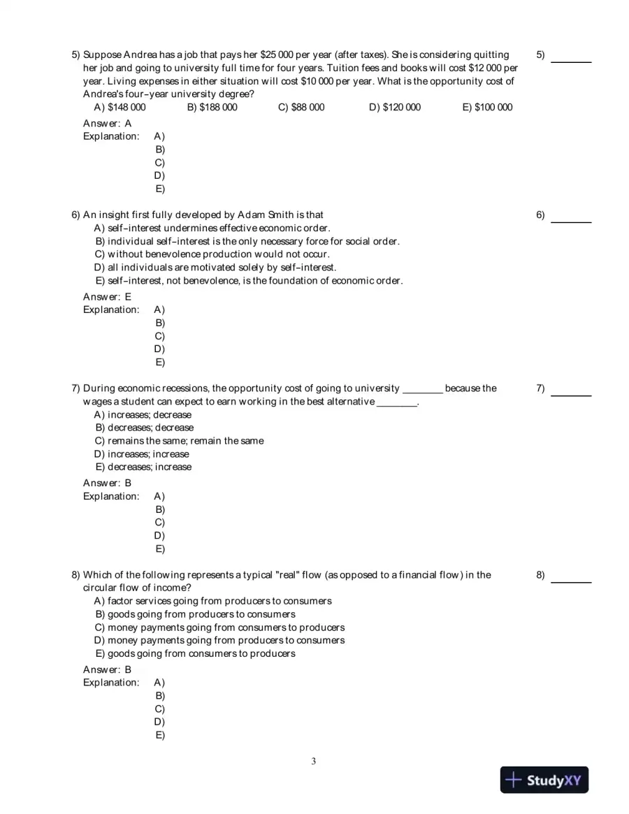 Economics, Fourteenth Canadian Edition Test Bank, page 4