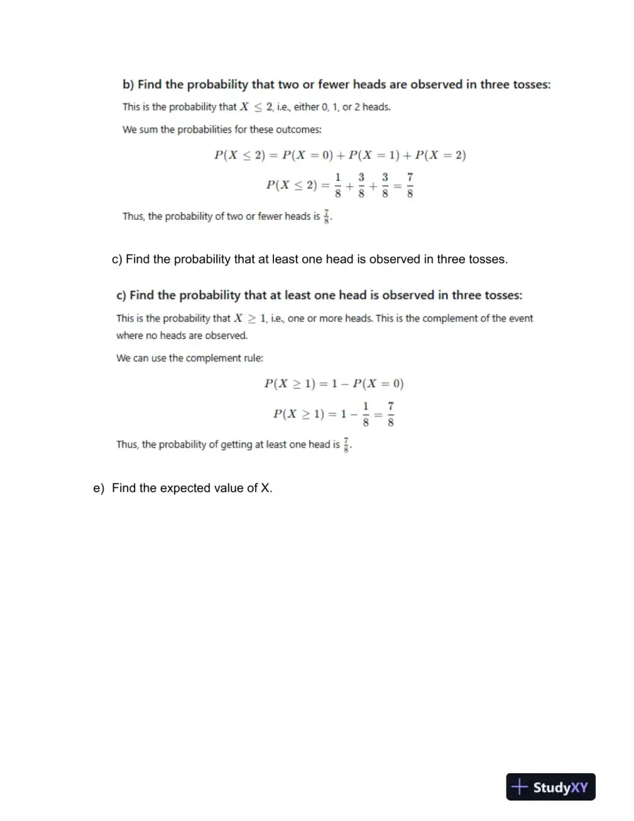 Probability and Statistics Assignment: Analyzing Random Variables and Distributions, page 6
