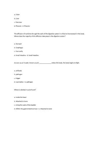 TEAS 7 Science Practice Test Questions and Answers - Page 2 preview image
