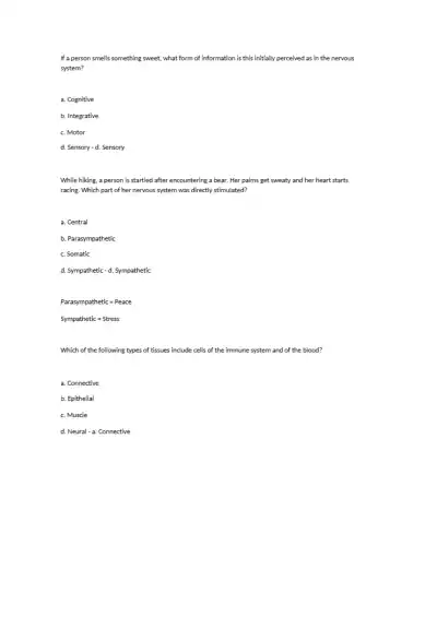 TEAS 7 Science Practice Test Questions and Answers - Page 3 preview image