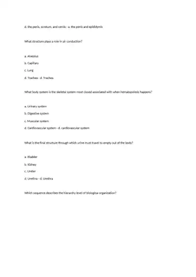 TEAS 7 Science Practice Test Questions and Answers - Page 5 preview image