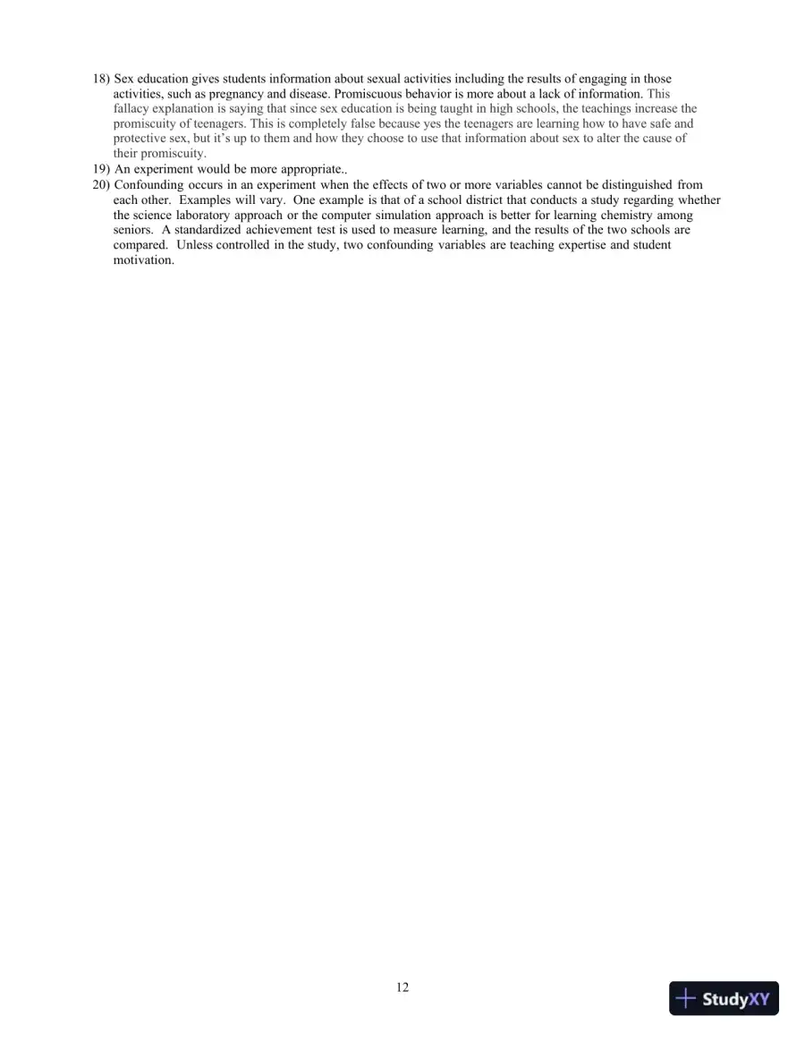 Elementary Statistics, 13th Edition Test Bank, page 16