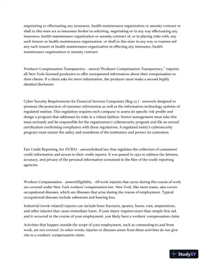 2023 NY Life, Accident, and Health Insurance Agent Exam with Answers (198 Solved Questions) - Page 15 preview image