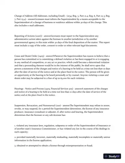 2023 NY Life, Accident, and Health Insurance Agent Exam with Answers (198 Solved Questions) - Page 9 preview image