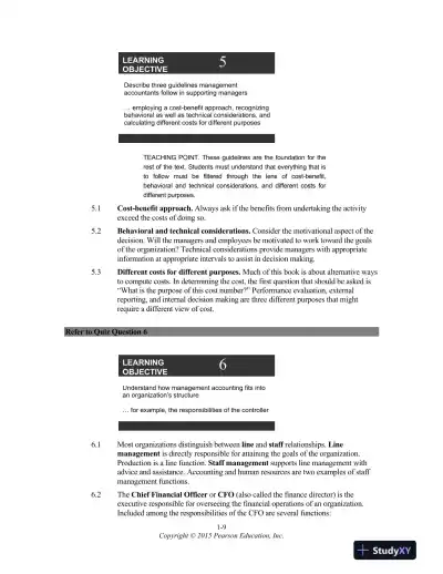 Class Notes For Cost Accounting, 15th Edition - Page 10 preview image