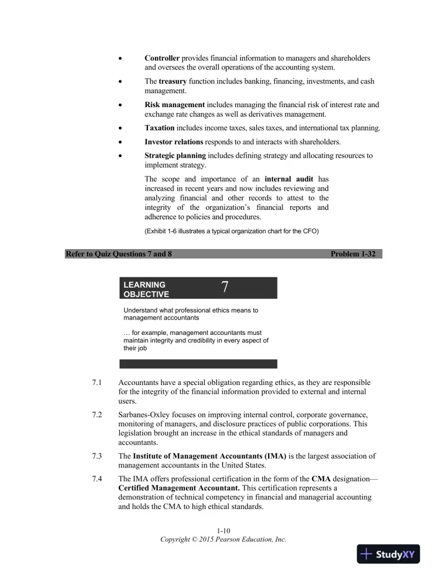 Class Notes For Cost Accounting, 15th Edition, page 11