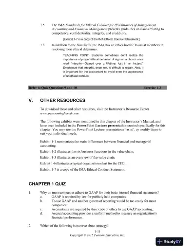 Class Notes For Cost Accounting, 15th Edition - Page 12 preview image