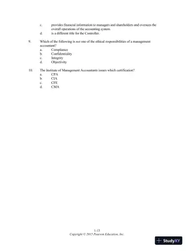 Class Notes For Cost Accounting, 15th Edition - Page 14 preview image