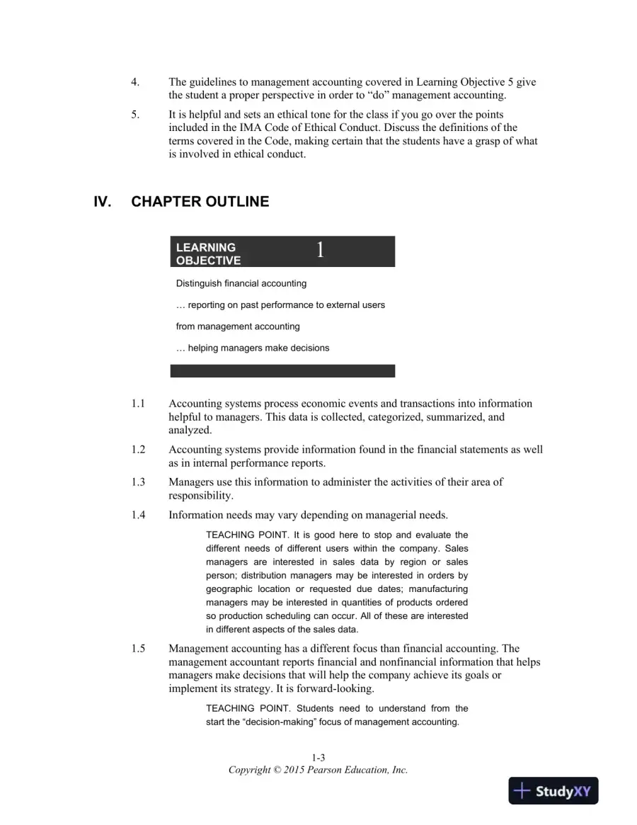 Class Notes For Cost Accounting, 15th Edition, page 4