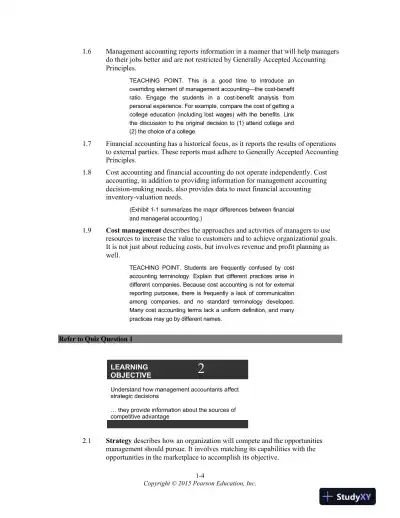 Class Notes For Cost Accounting, 15th Edition - Page 5 preview image