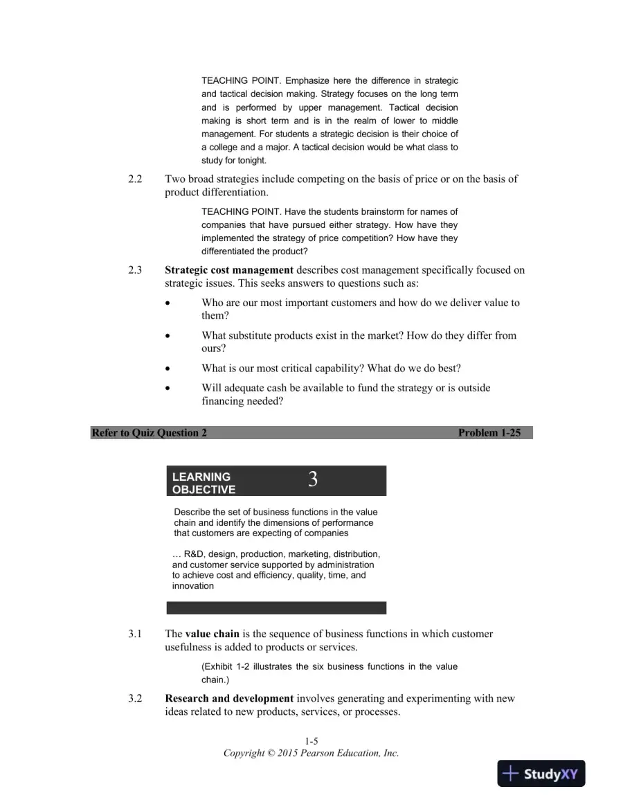 Class Notes For Cost Accounting, 15th Edition, page 6