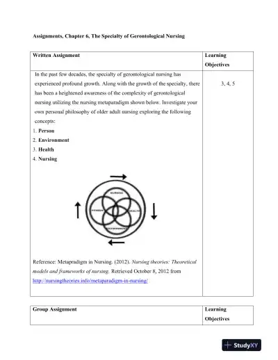 Solution Manual For Gerontological Nursing, 8th Edition - Page 15 preview image