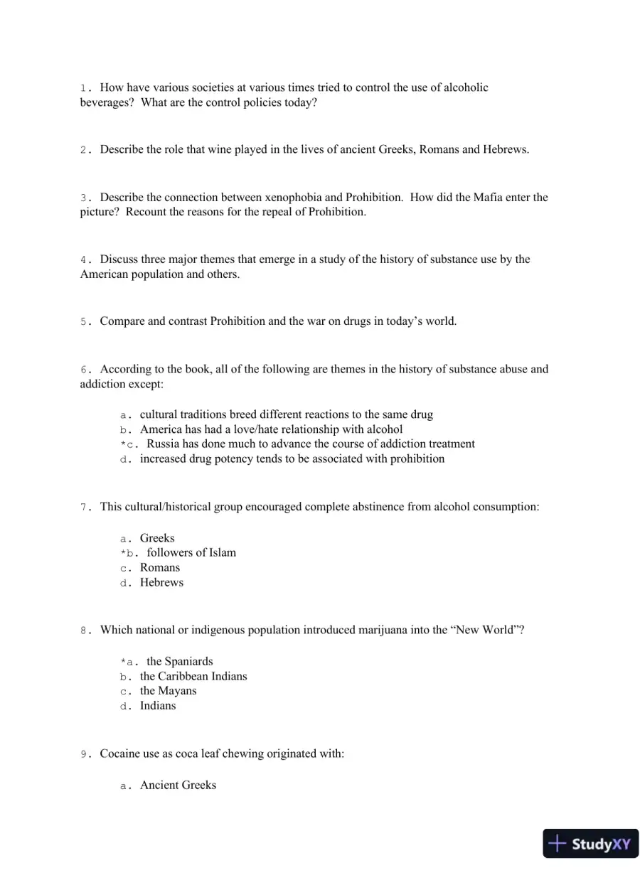 Addiction Treatment 4th Edition Test Bank, page 8