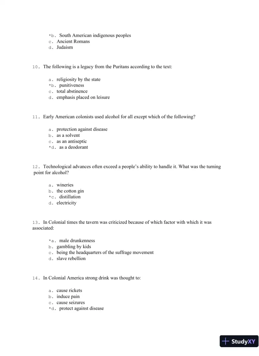 Addiction Treatment 4th Edition Test Bank, page 9