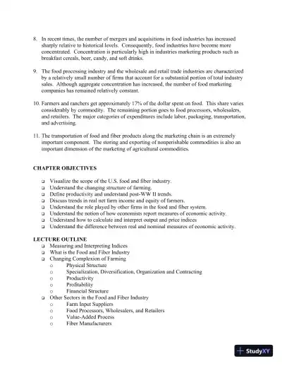 Solution Manual for Introduction to Agricultural Economics, 7th Edition - Page 10 preview image